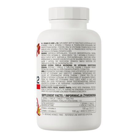 Vitamin D3 + K2