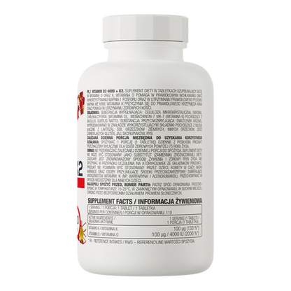 Vitamin D3 + K2